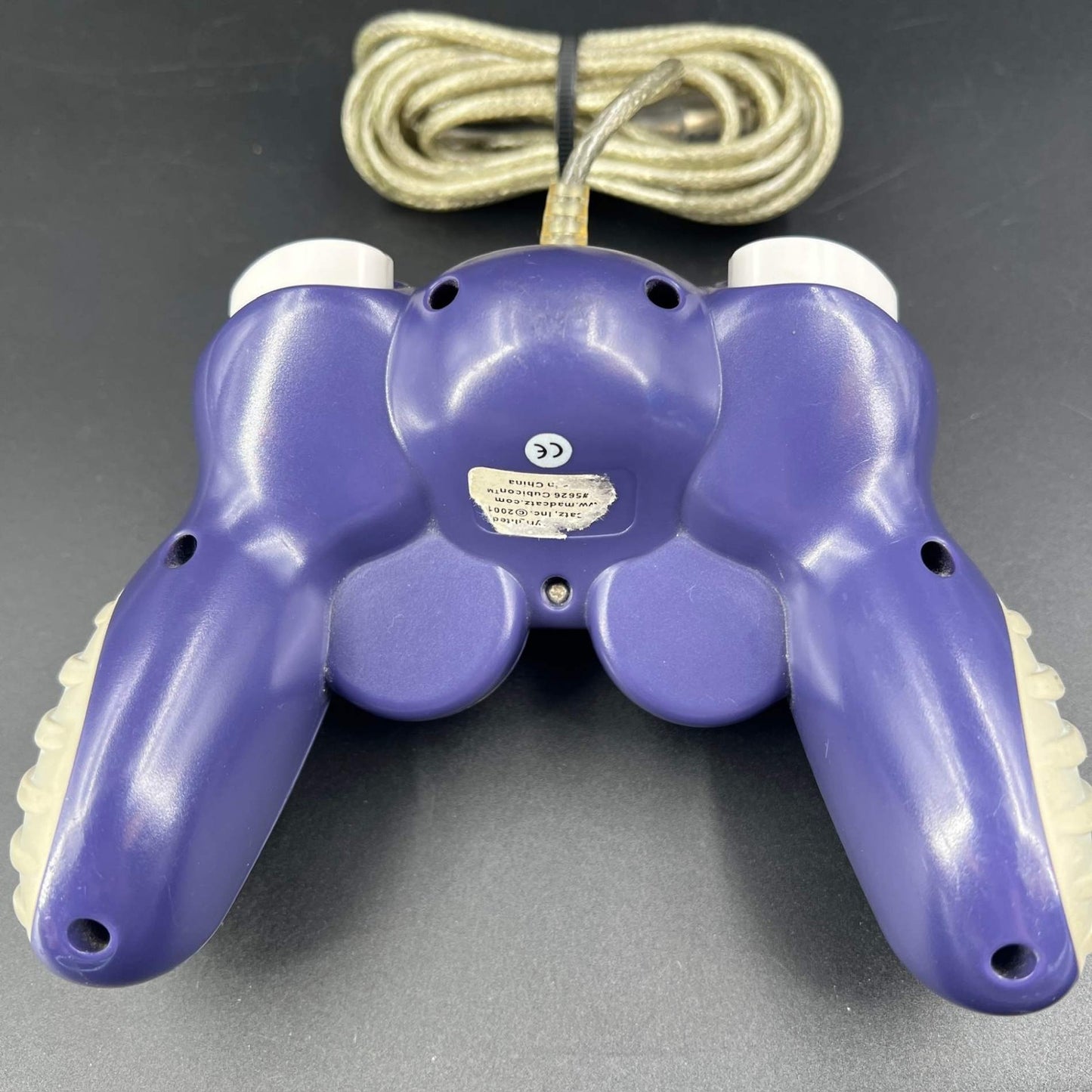 Mad Catz Nintendo GameCube Controller Gamepad Purple Wired UNTESTED