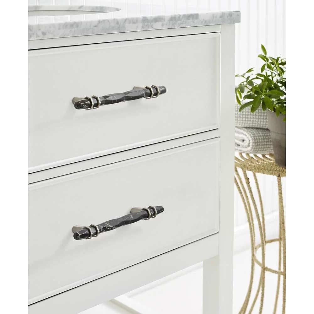3 Pack Amerock Cabinet Pull Handle 7 1/2 in Black Marble BP36649MBKG10