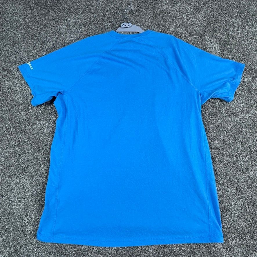 Carhartt Mens Pocket T-Shirt L Blue Relaxed Fit Short Sleeve Workwear