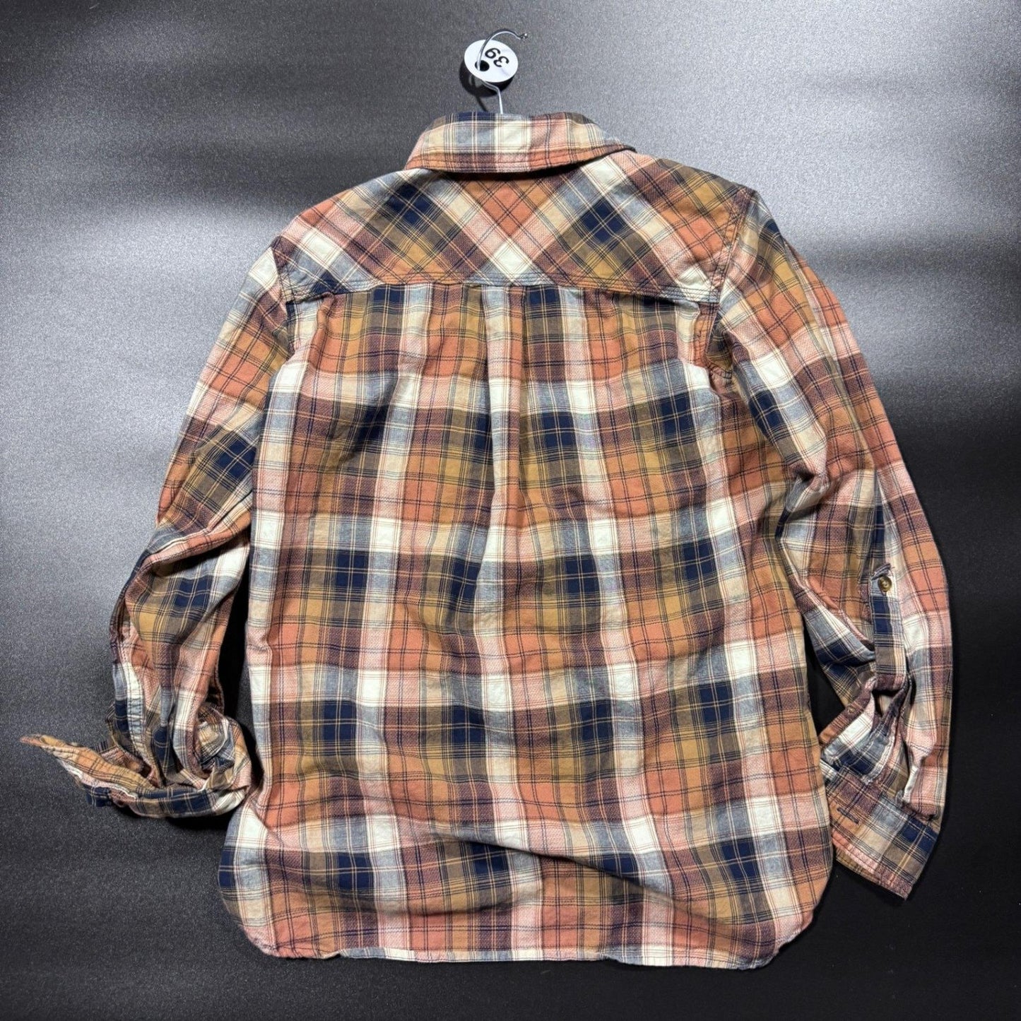 Carhartt Womens Flannel Shirt XS Multicolor Plaid Button Up Long Sleeve