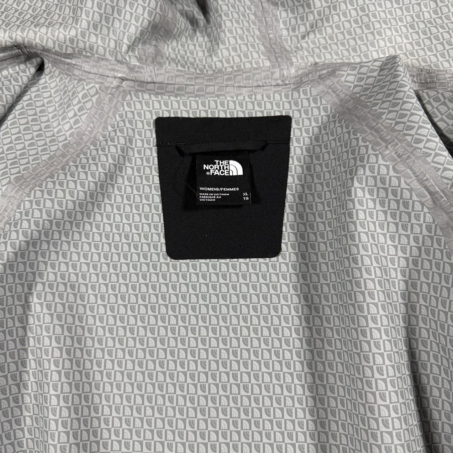 The North Face Dryvent Womens Hooded Rain Jacket Size XL Black Full Zip Coat