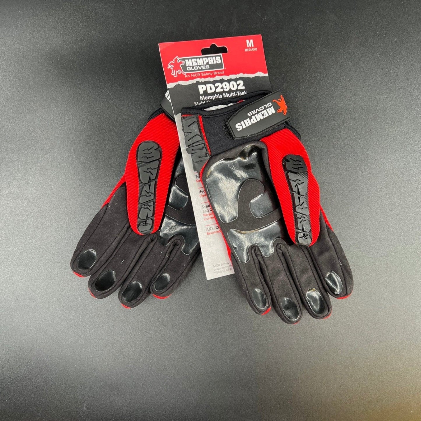 Memphis Gloves M Predator Ansi 2 Cut Resistant Palm Multi-Task Work Gloves