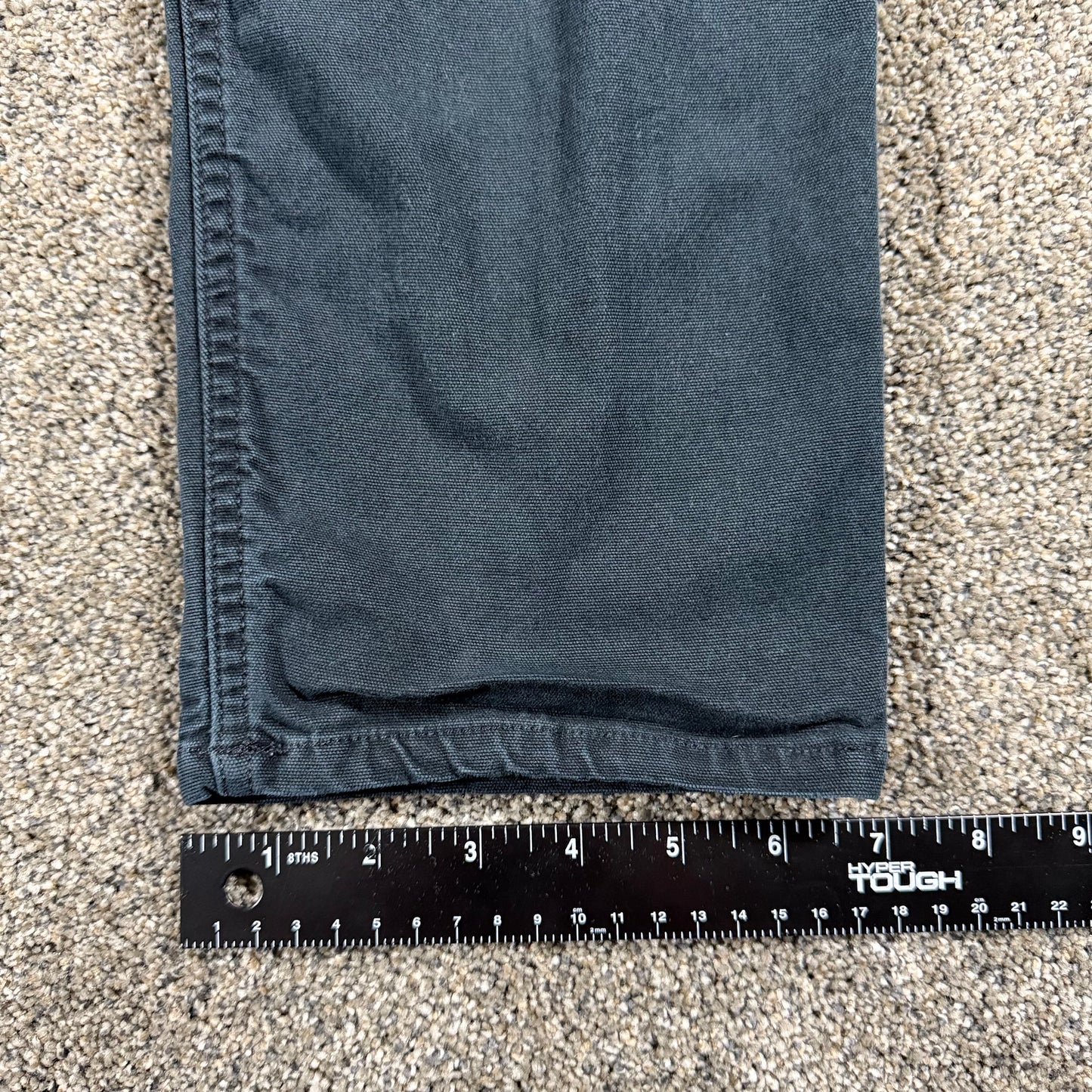 Carhartt BN5113-W Womens Relaxed Fit Cargo Work Pants Size 16 Tall Black Stained