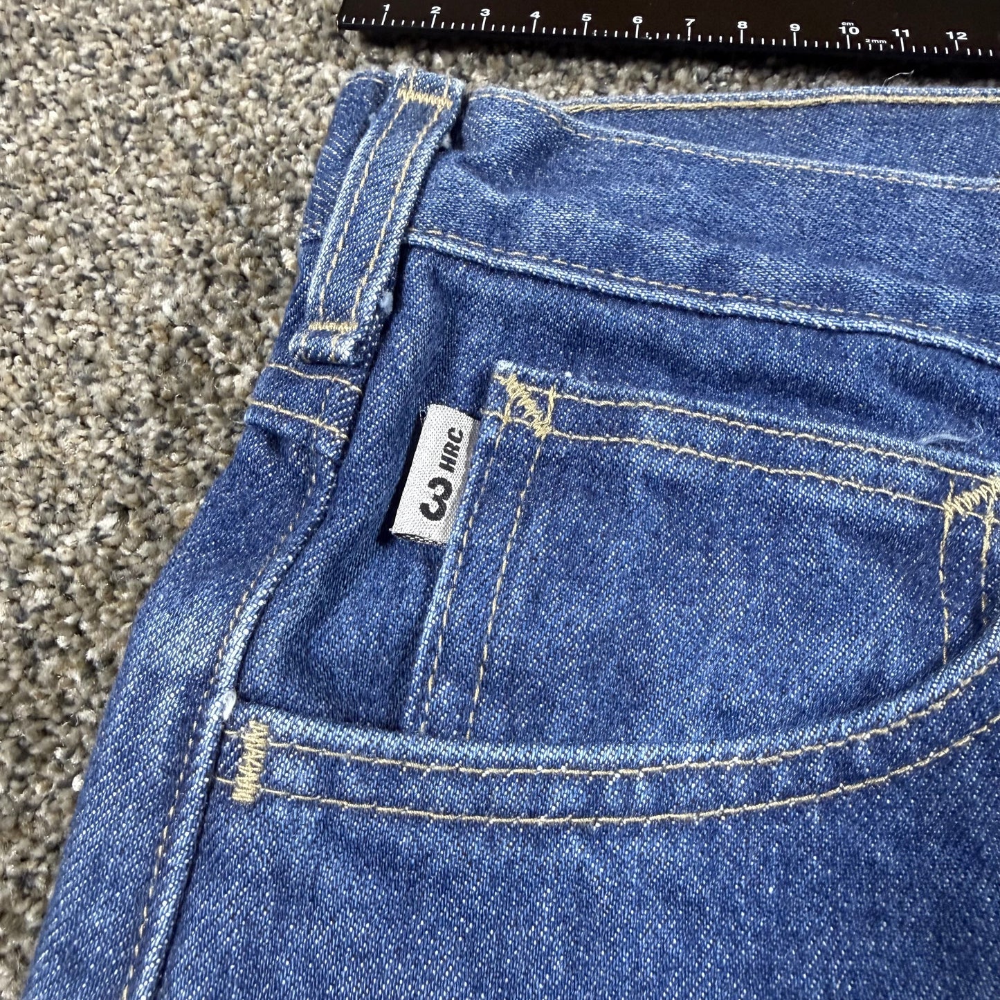 Carhartt Mens FRB160 Flame Resistant Jeans 44x32 Relaxed Fit Straight Leg Denim