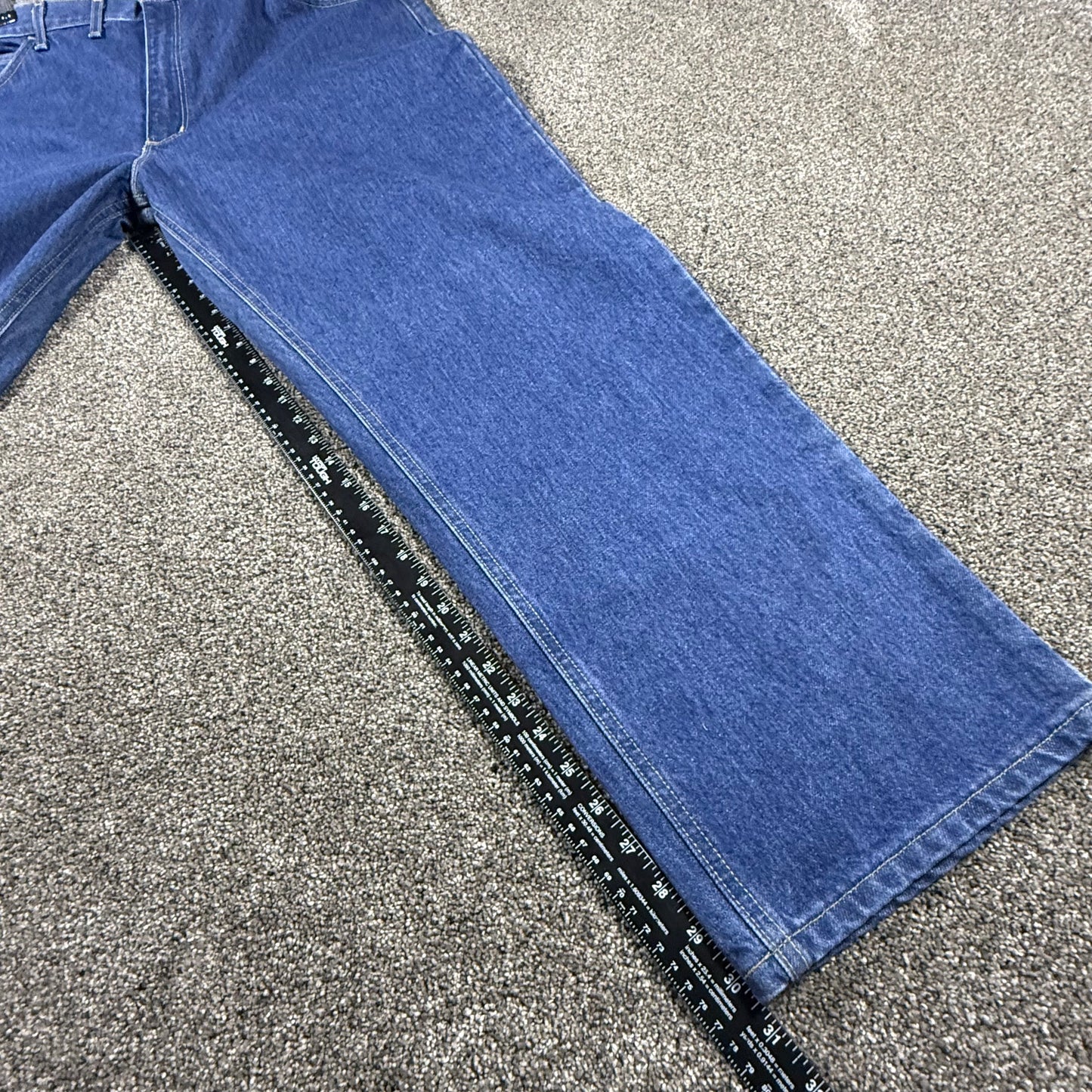 Carhartt Mens FRB160 Flame Resistant Jeans 44x32 Relaxed Fit Straight Leg Denim