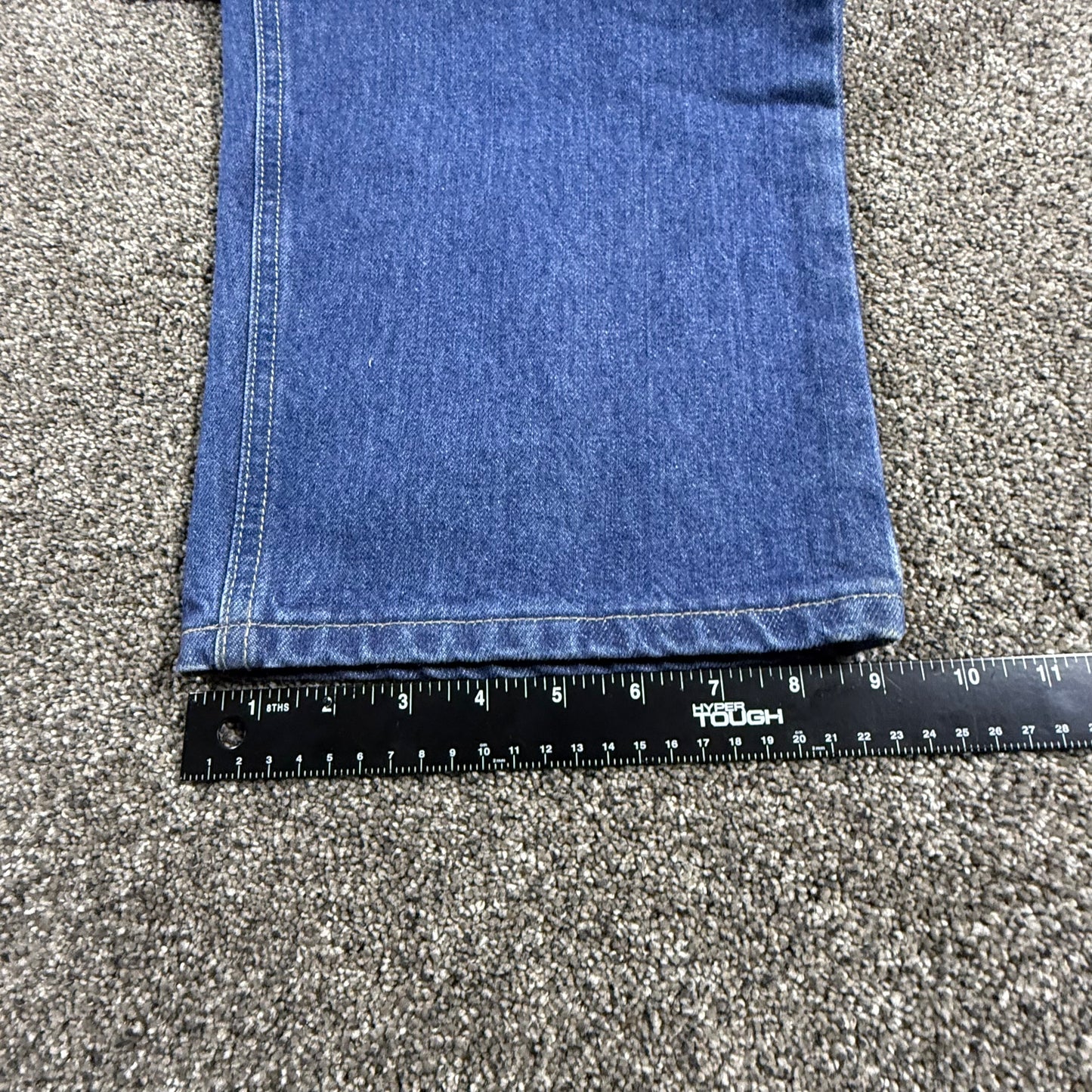 Carhartt Mens FRB160 Flame Resistant Jeans 44x32 Relaxed Fit Straight Leg Denim