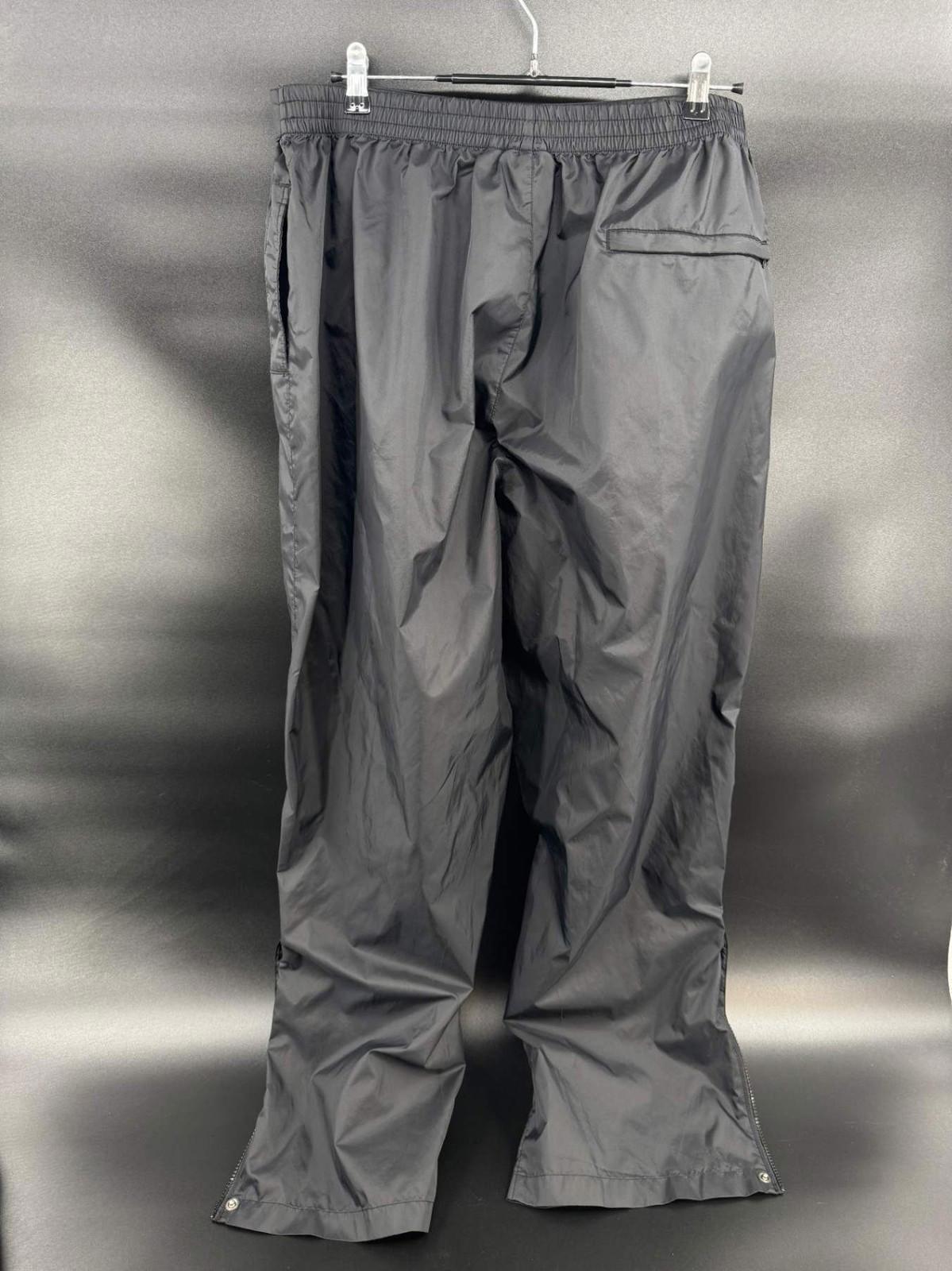 Acuity Mens Golf Rain Suit Set XL Black Hooded Pullover Jacket Pants