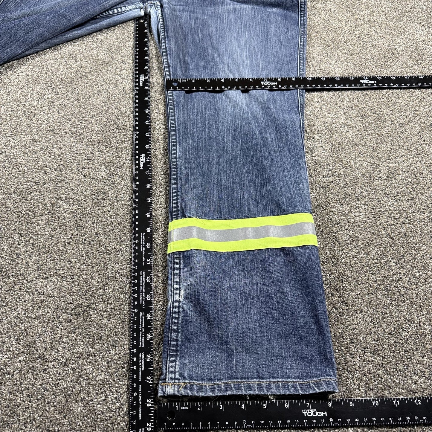 Carhartt Womens FR Flame Resistant Reflective Safety Workwear Jeans 16 Short