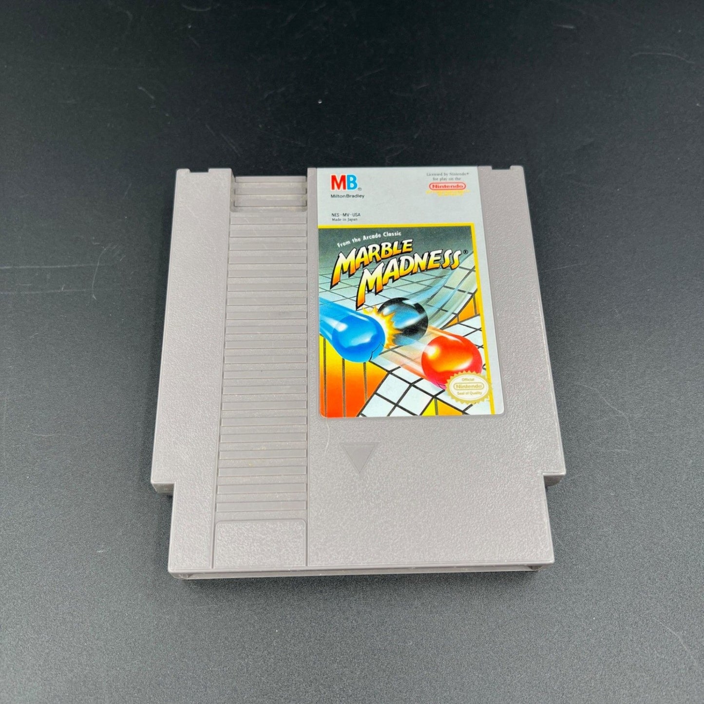 Marble Madness Nintendo NES Video Game Cartridge Authentic Original MB 1985