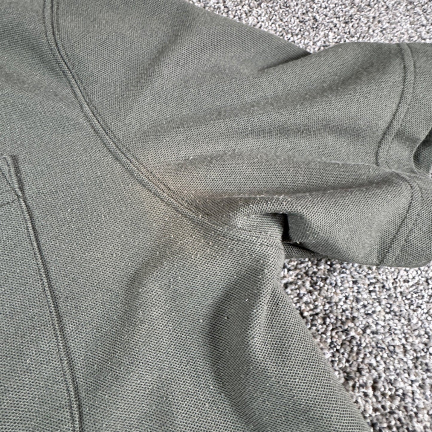 Carhartt Mens Polo Shirt Original Fit Pocket Workwear XL Olive Green w/FLAWS