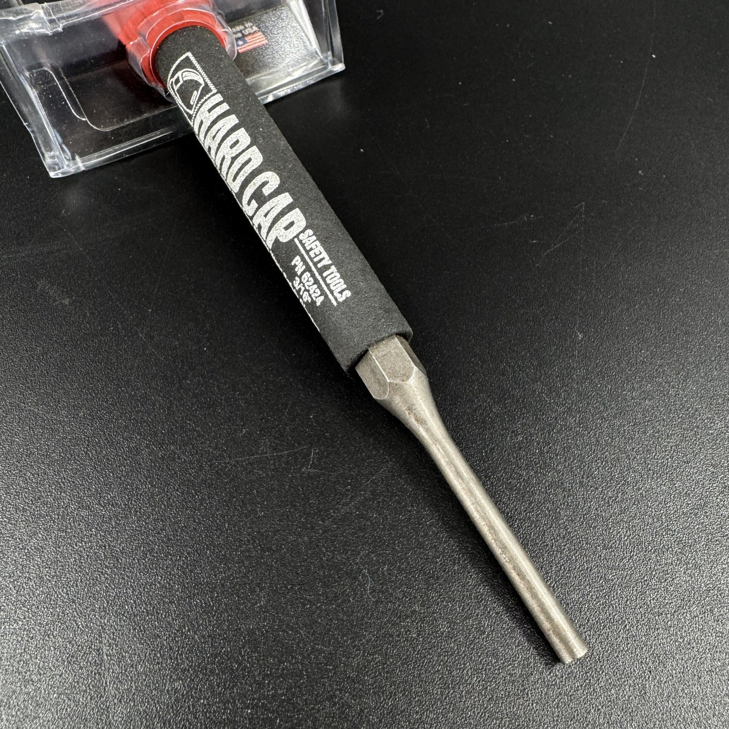 Hard Cap Safety Tools Pin Punch 66424 New 3/16 Inch Hand Struck Tool