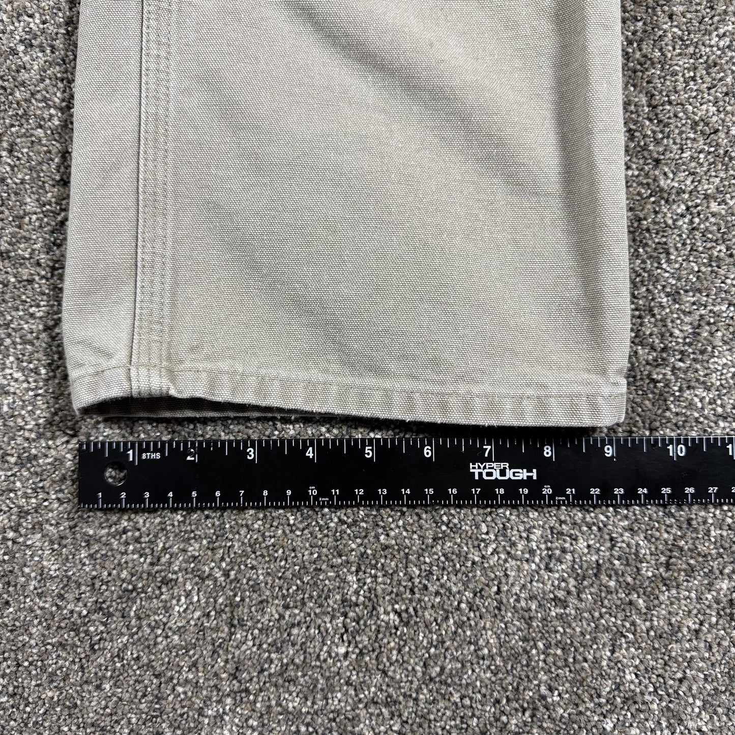 Carhartt Womens Work Pants WB011DES Size 12 x 32 Relaxed Fit Tan Desert Canvas
