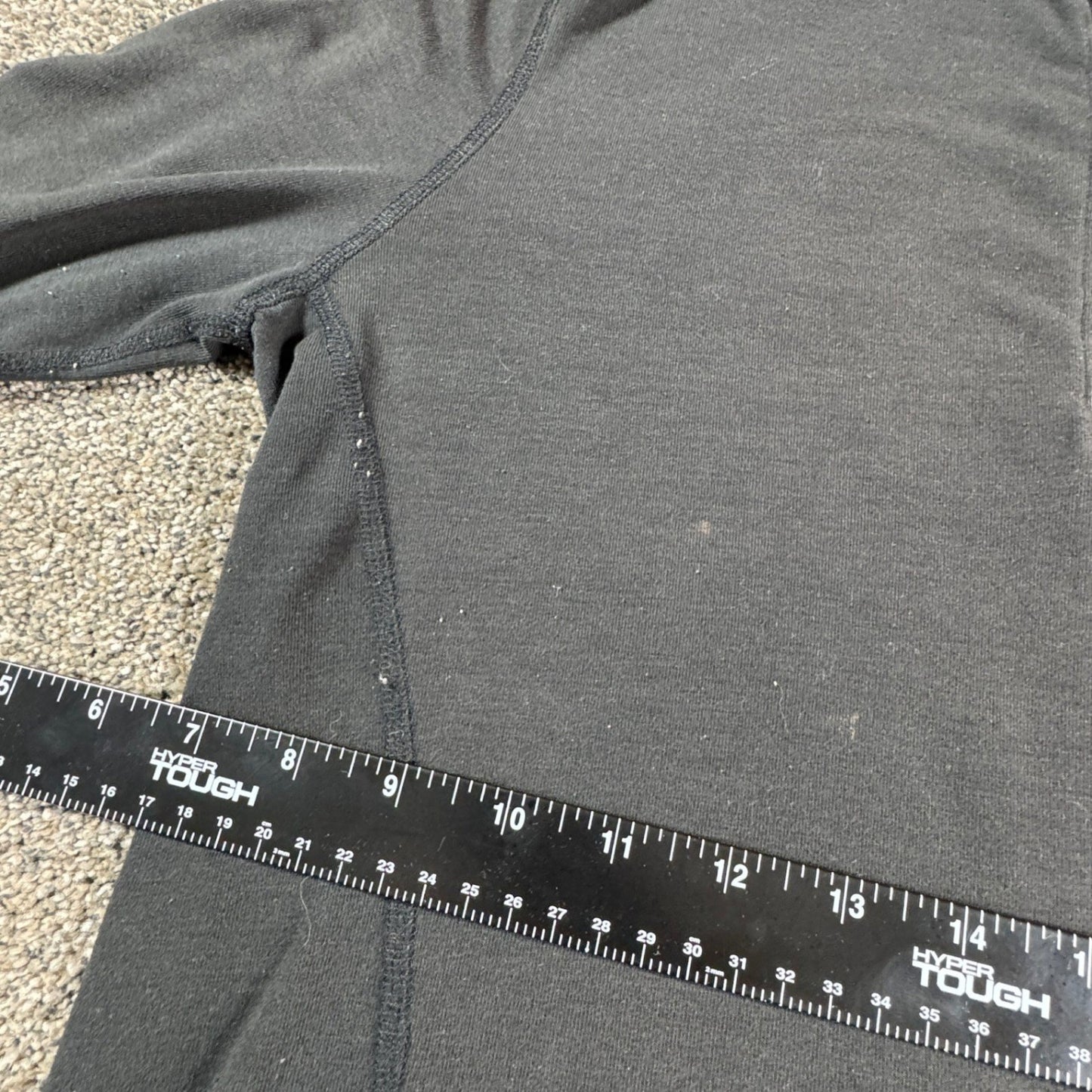 Carhartt Womens Force Quarter Zip Pullover Shirt Size S Black Workwear w/Flaws