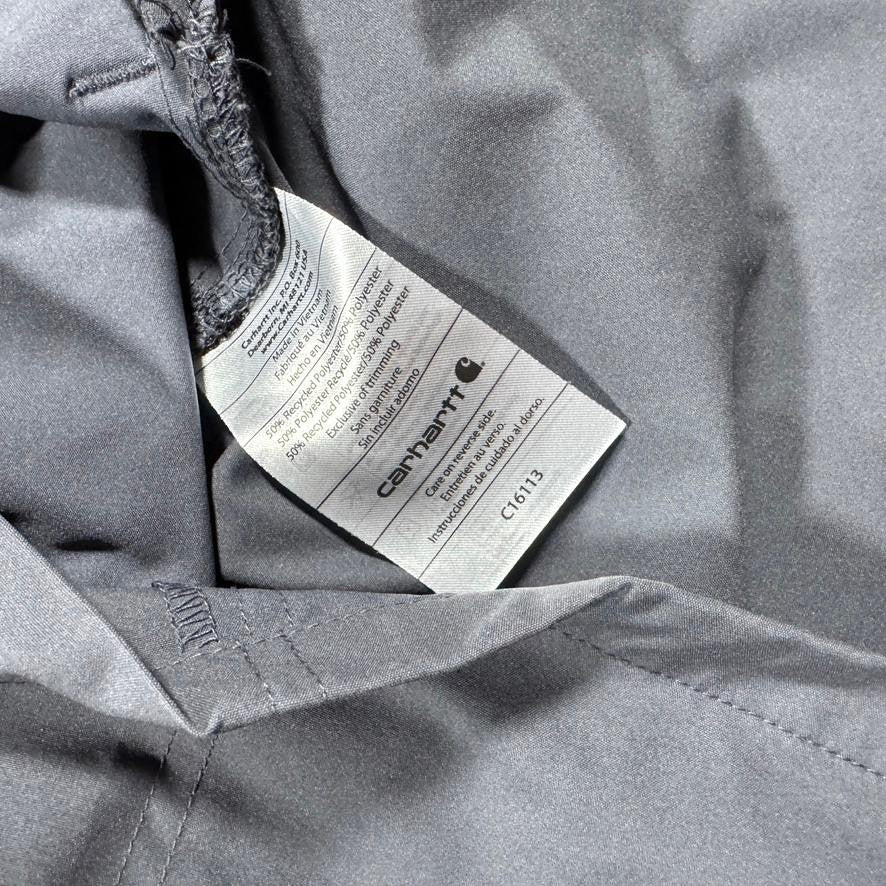 Carhartt Force Mens Scrub Top Small Modern Fit Gray Medical Scrubs