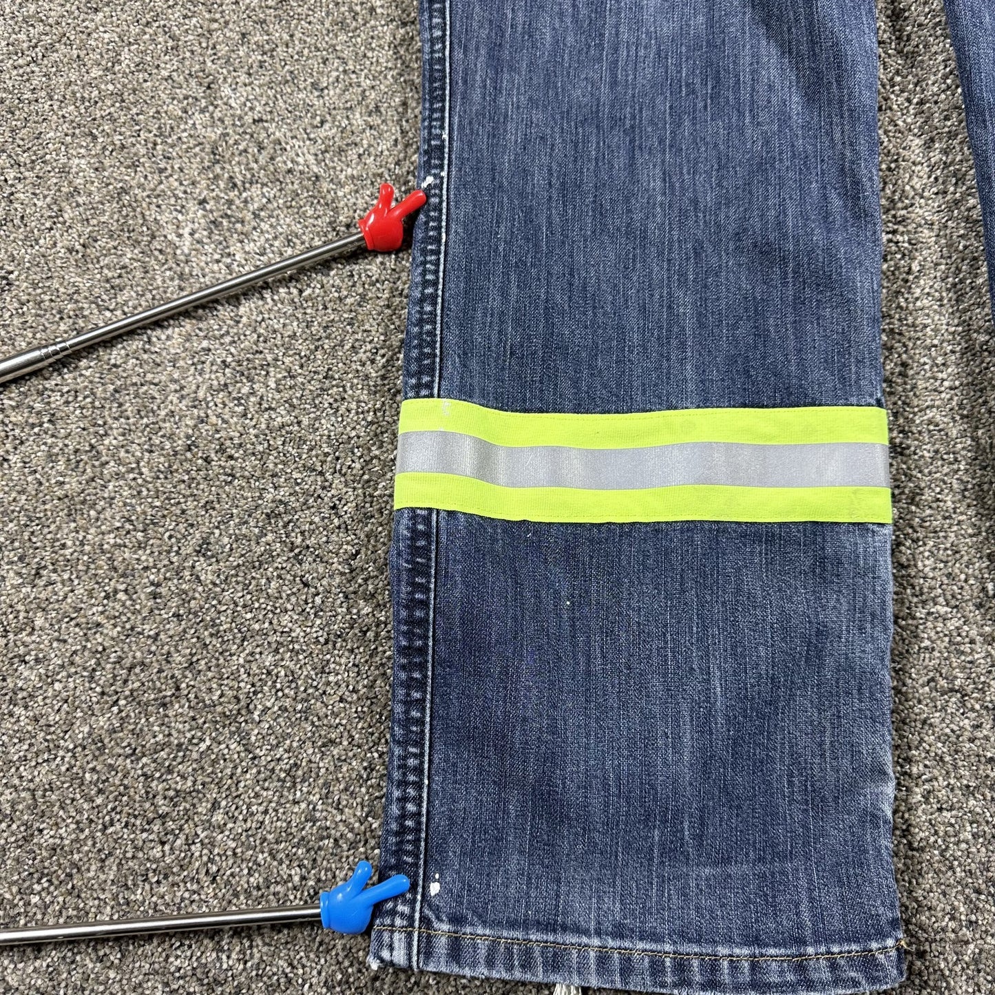 Carhartt Womens FR Flame Resistant Reflective Safety Workwear Jeans 16 Short