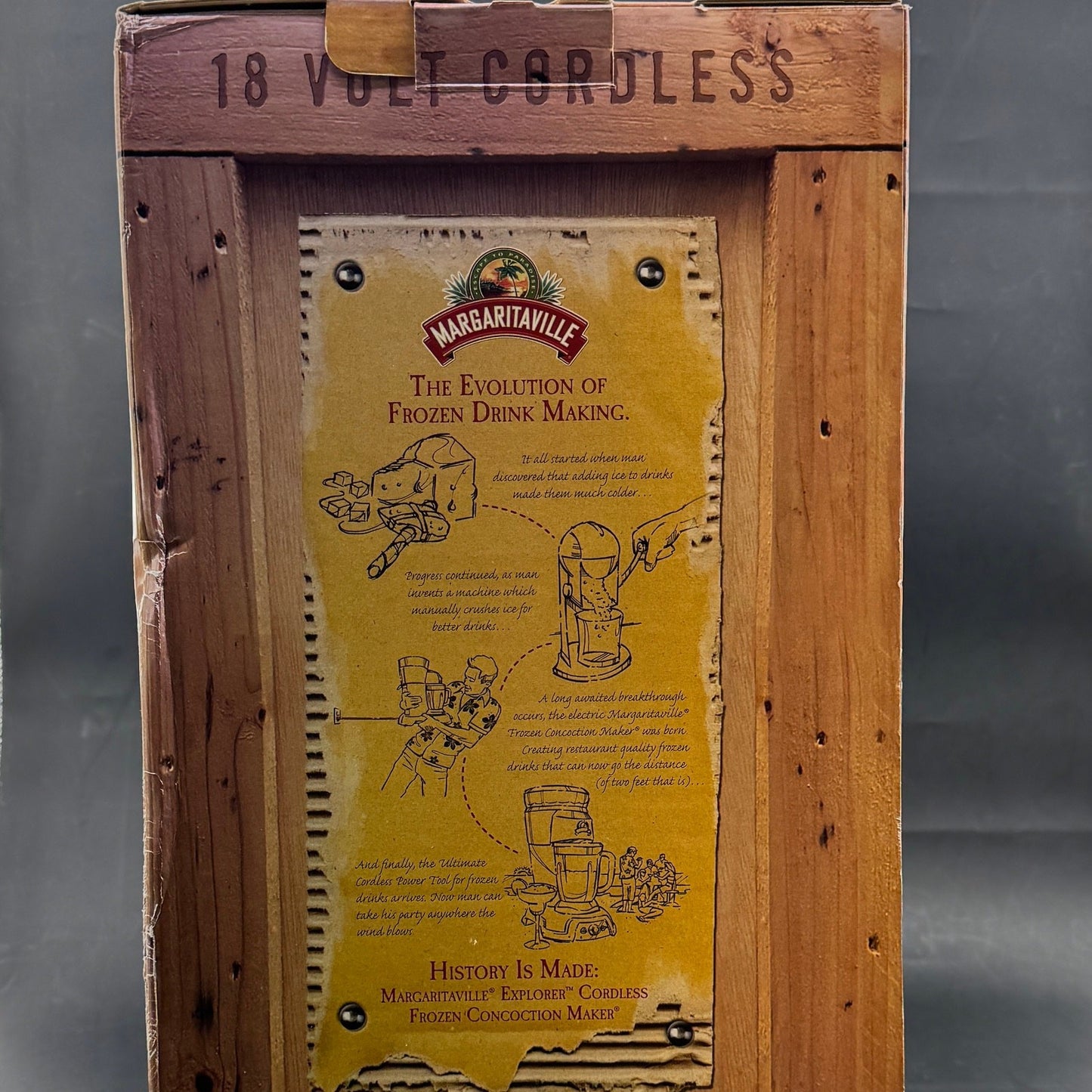 18V CORDLESS MARGARITAVILLE FROZEN CONCOCTION MACHINE NEW OPEN BOX