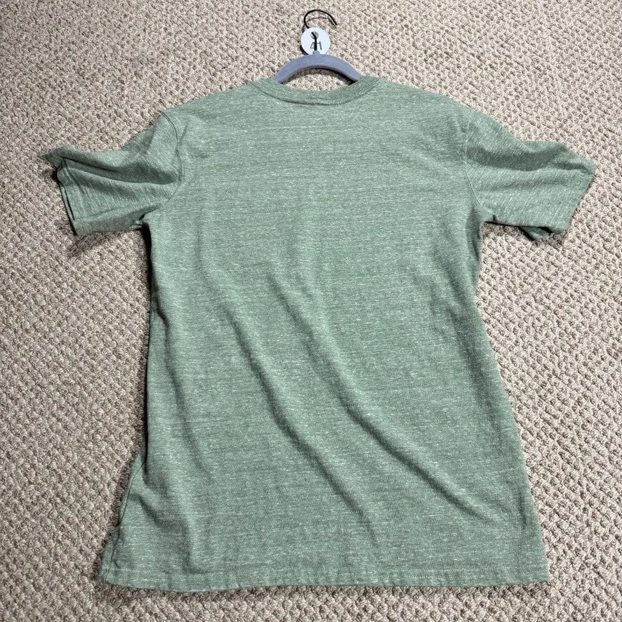 Carhartt Womens Loose Fit Pocket T-Shirt S Green Heather Short Sleeve