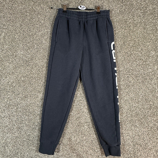 Carhartt Boys/Youth Sweatpants Joggers Size S (8-10) Black Spellout Fleece Pants