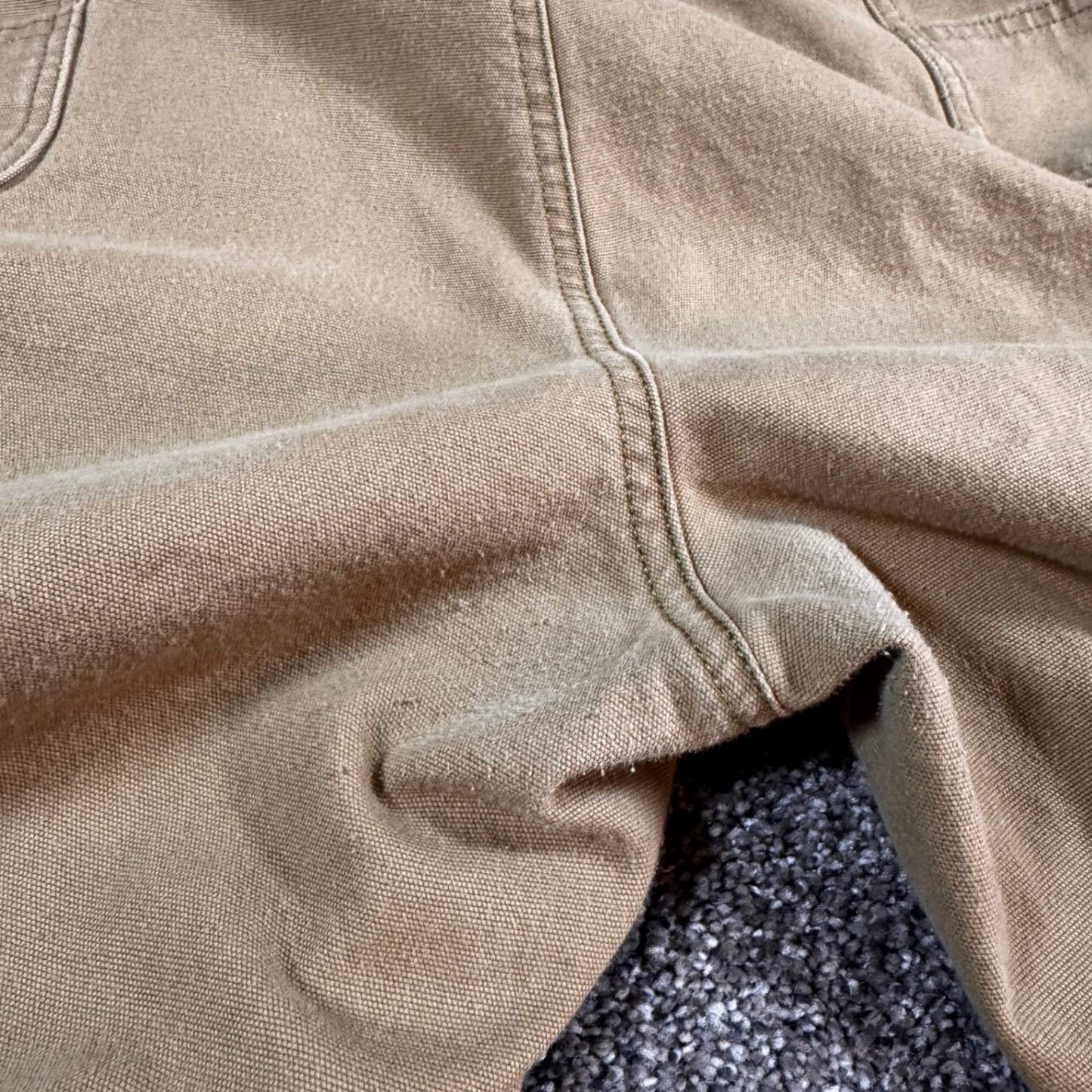 Carhartt Womens Crawford Work Pants Size 26W Tan Original Fit Carpenter