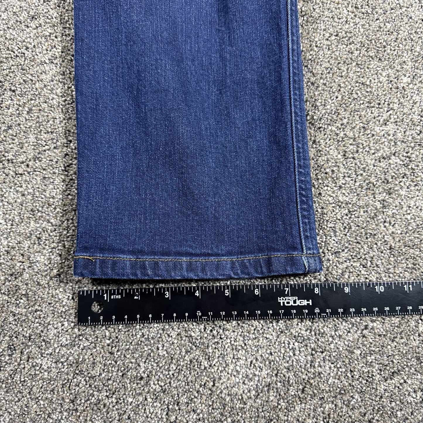 Carhartt Womens Original Fit Jeans Size 16 Short Straight Leg Dark Wash Denim
