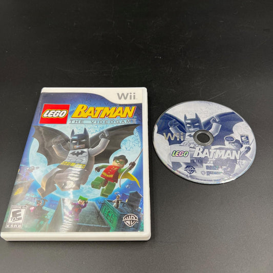 Lego Batman 2 DC Super Heroes Nintendo Wii Game Disc And Lego Batman 1 Case