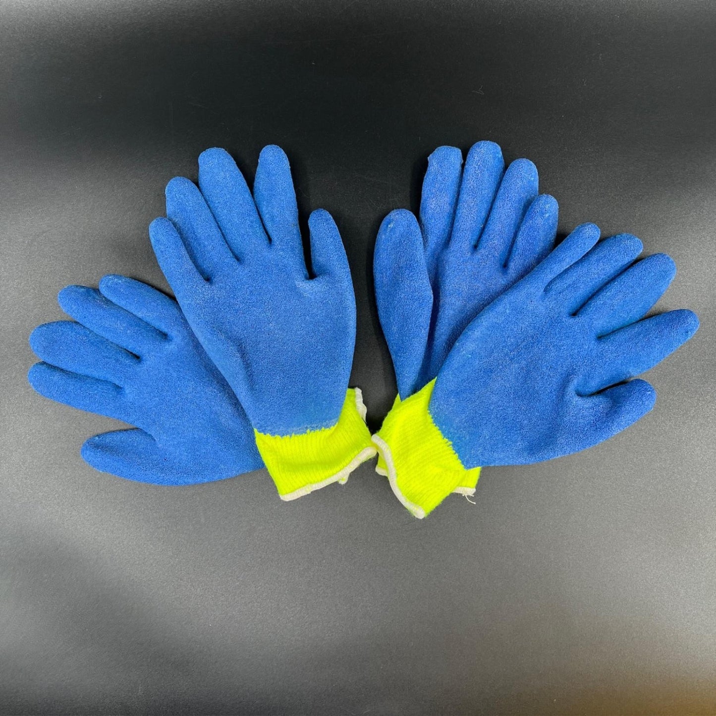 Memphis Flex Therm Hi-Vis Work Gloves Size L Lot of 2 Pairs Thermal Grip Safety