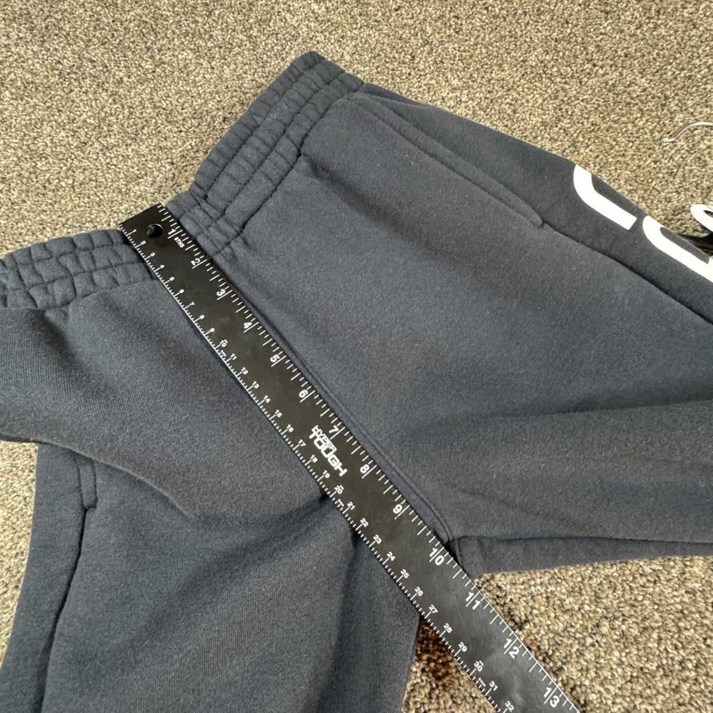 Carhartt Boys/Youth Sweatpants Joggers Size S (8-10) Black Spellout Fleece Pants