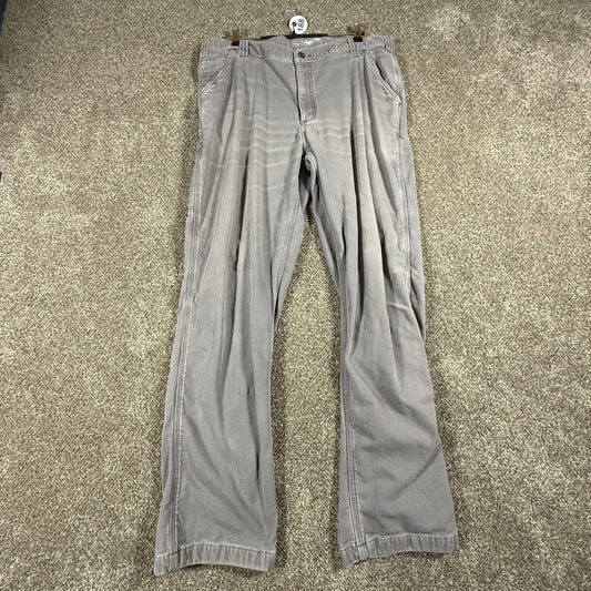 Carhartt Mens Relaxed Fit Work Pants 40x34 Gray Rugged Flex Carpenter