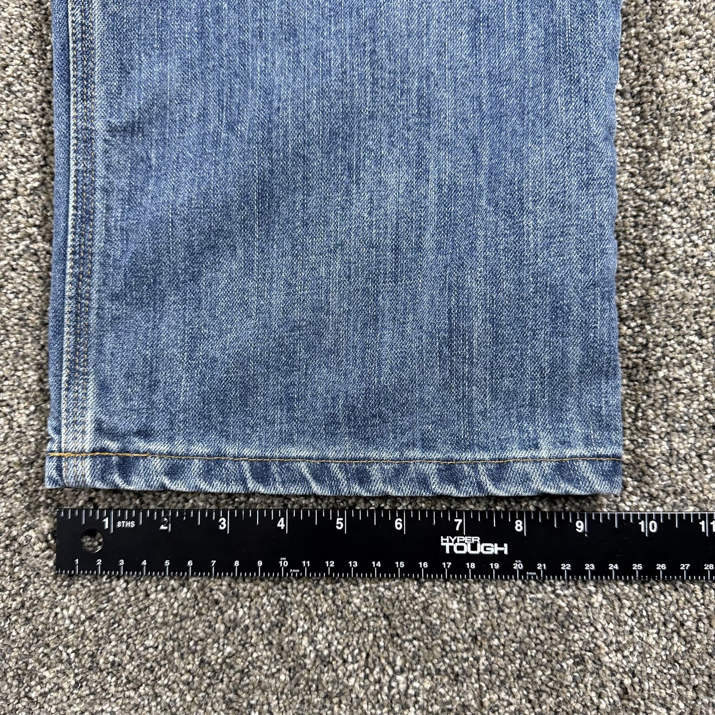 Carhartt Mens Jeans Relaxed Fit 42x28 Blue Medium Wash Denim Workwear