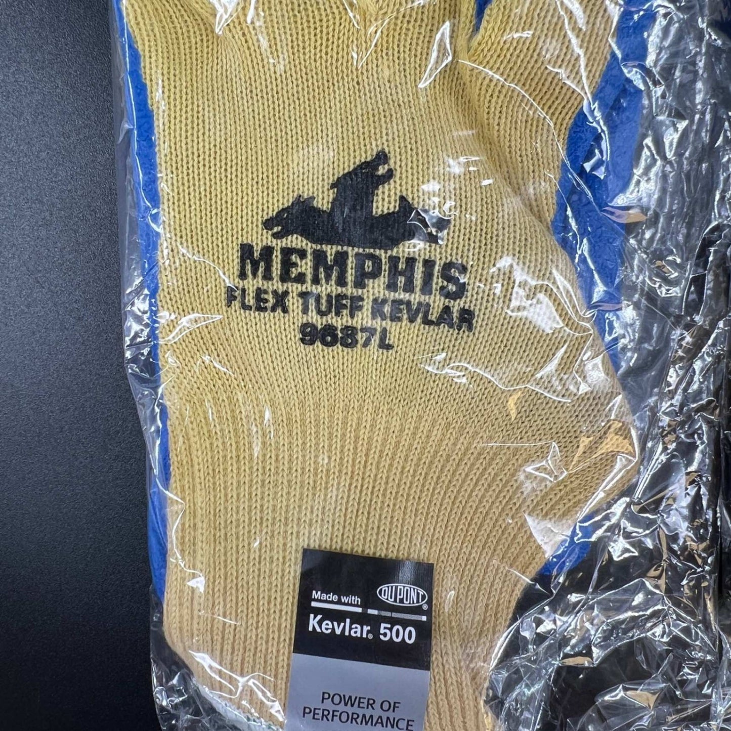 2 Pairs L Memphis Flex Tuff Made With Kevlar 500 Work Gloves Cut Resistant