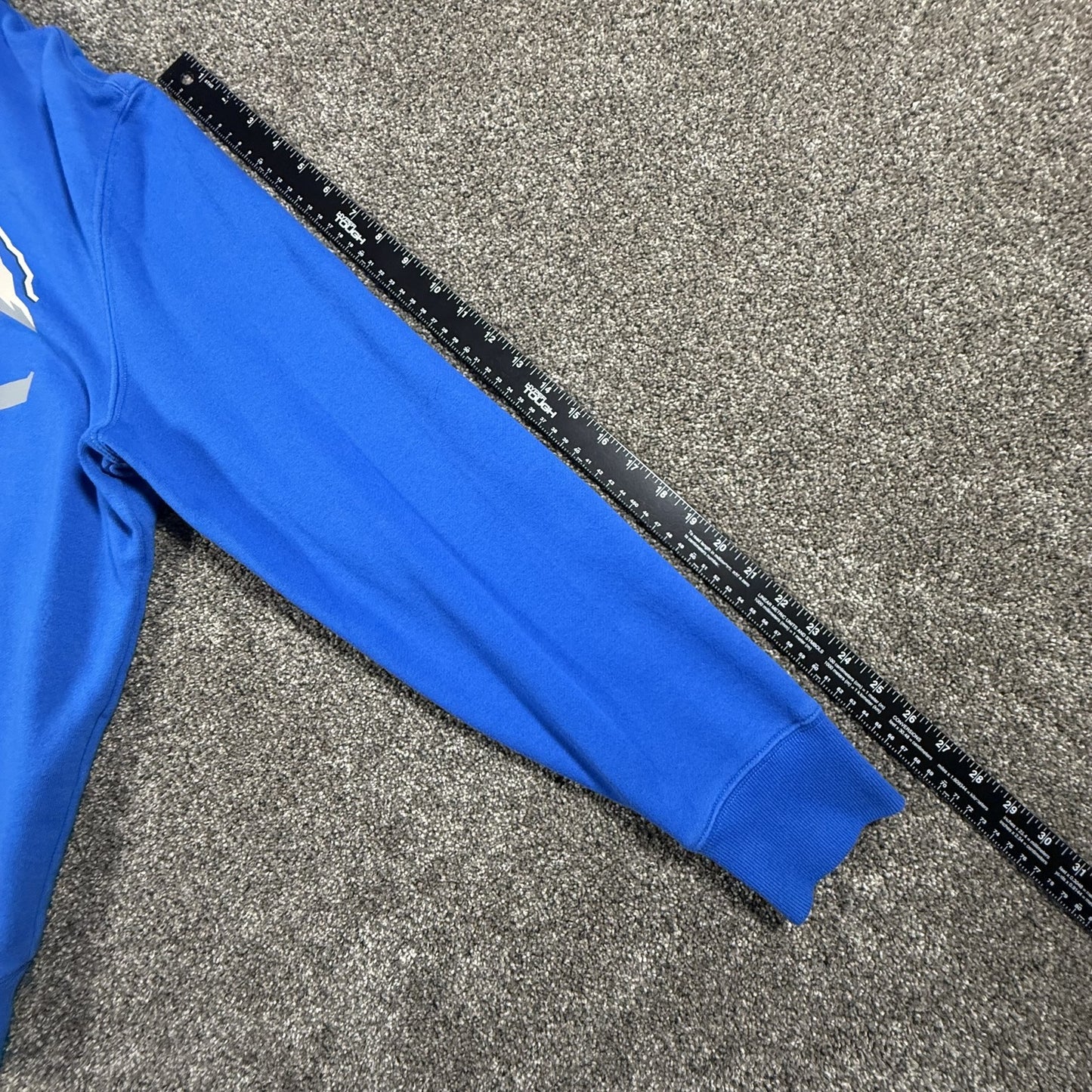 Klim Mens Peak Side Pullover Hoodie Size Small S Blue Graphic Sweatshirt