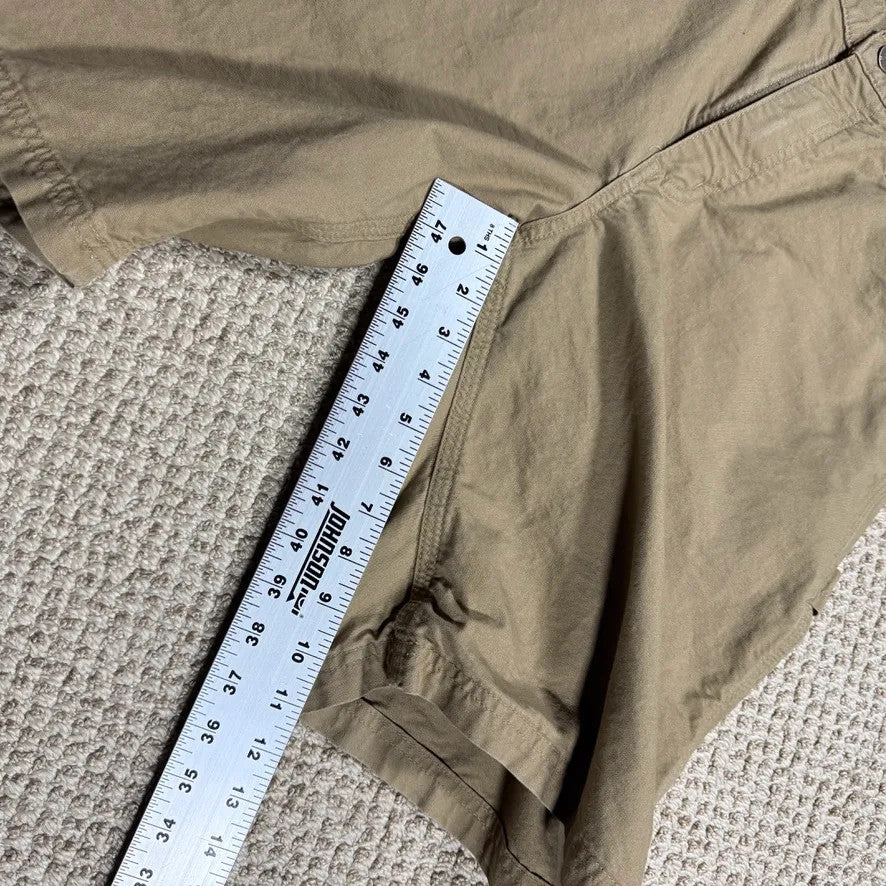 Carhartt Mens B147 Cargo Work Shorts Size 32 Tan Khaki Carpenter Utility Canvas