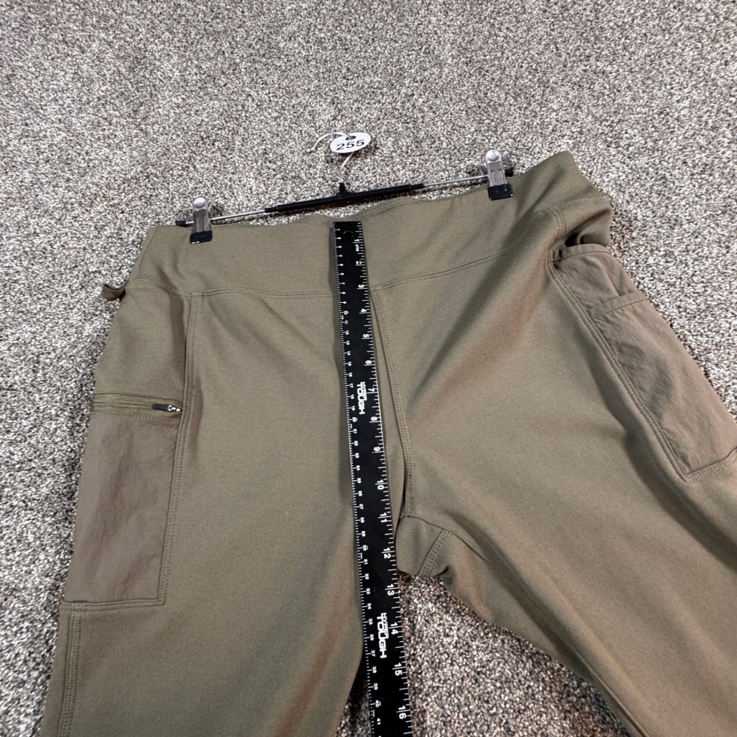 Carhartt Womens Fitted Utility Leggings Pants XL Tall Olive Green Cargo