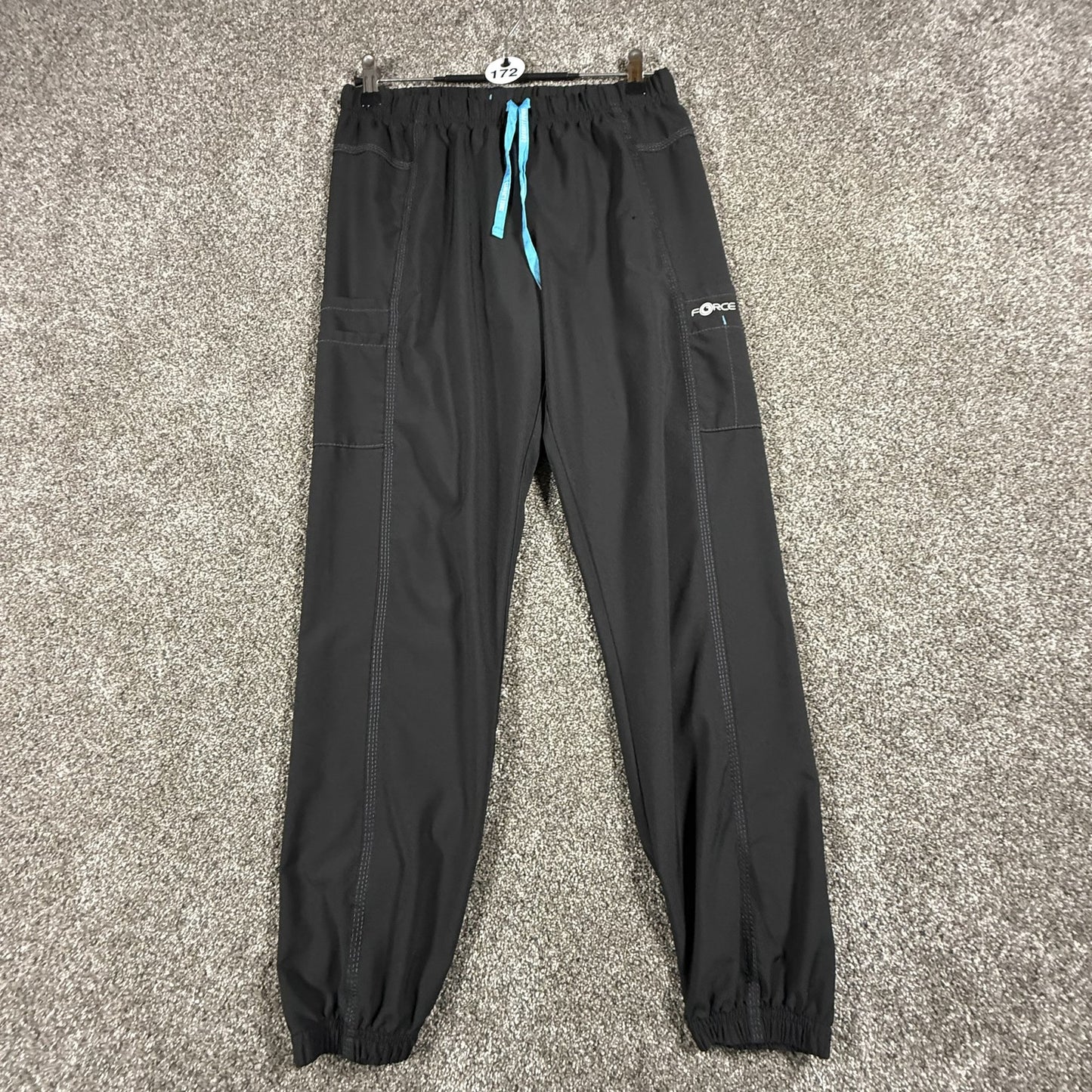 Carhartt Force Scrubs Pants M Black Jogger Drawstring Elastic Cuff