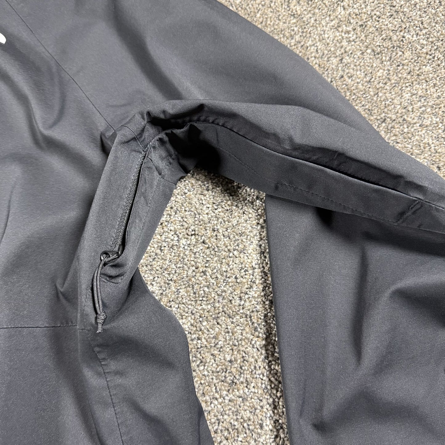The North Face Dryvent Womens Hooded Rain Jacket Size XL Black Full Zip Coat