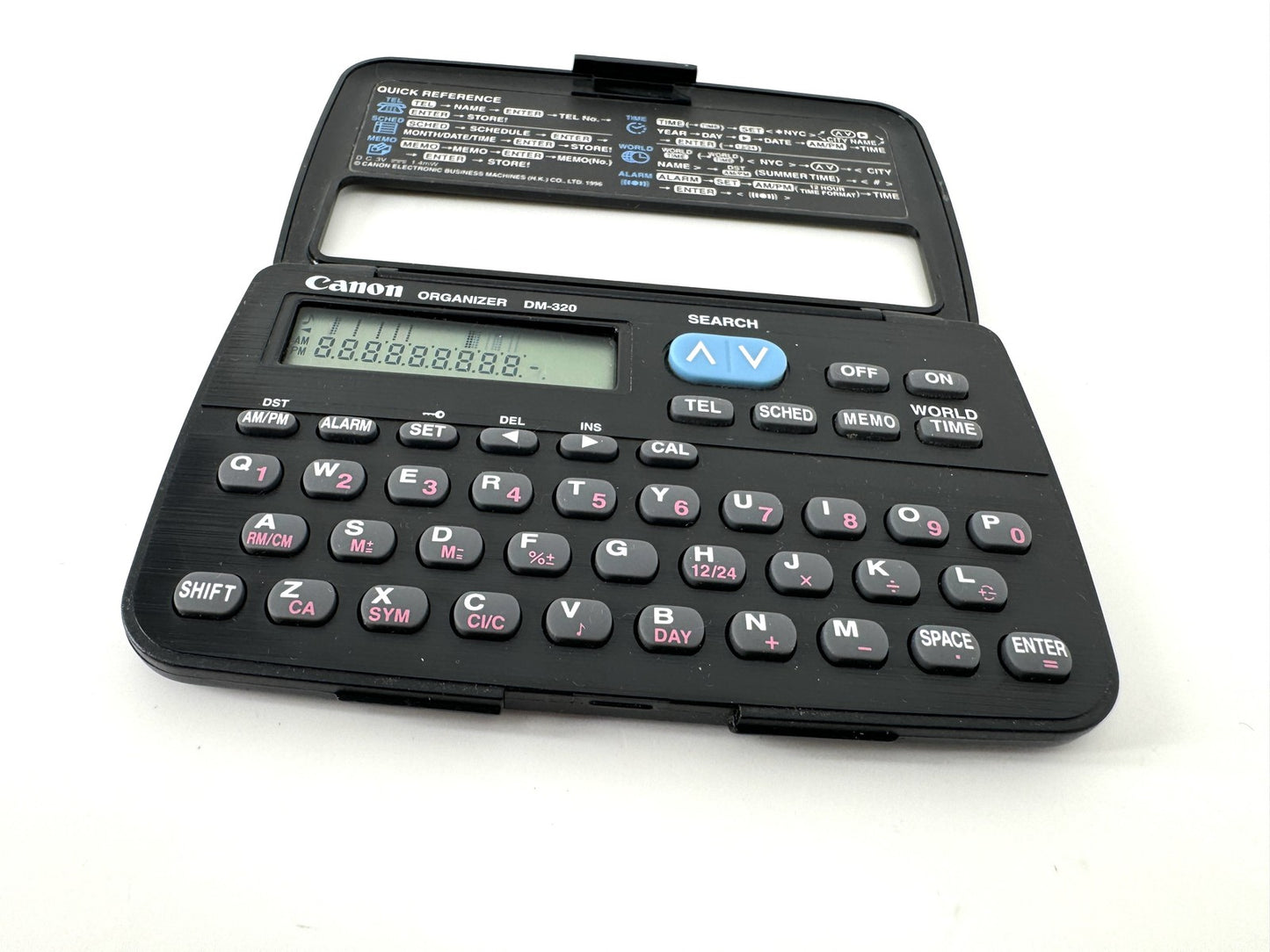 Canon Organizer DM-320 Vintage 1996 Digital Databank Pocket Calculator Memo
