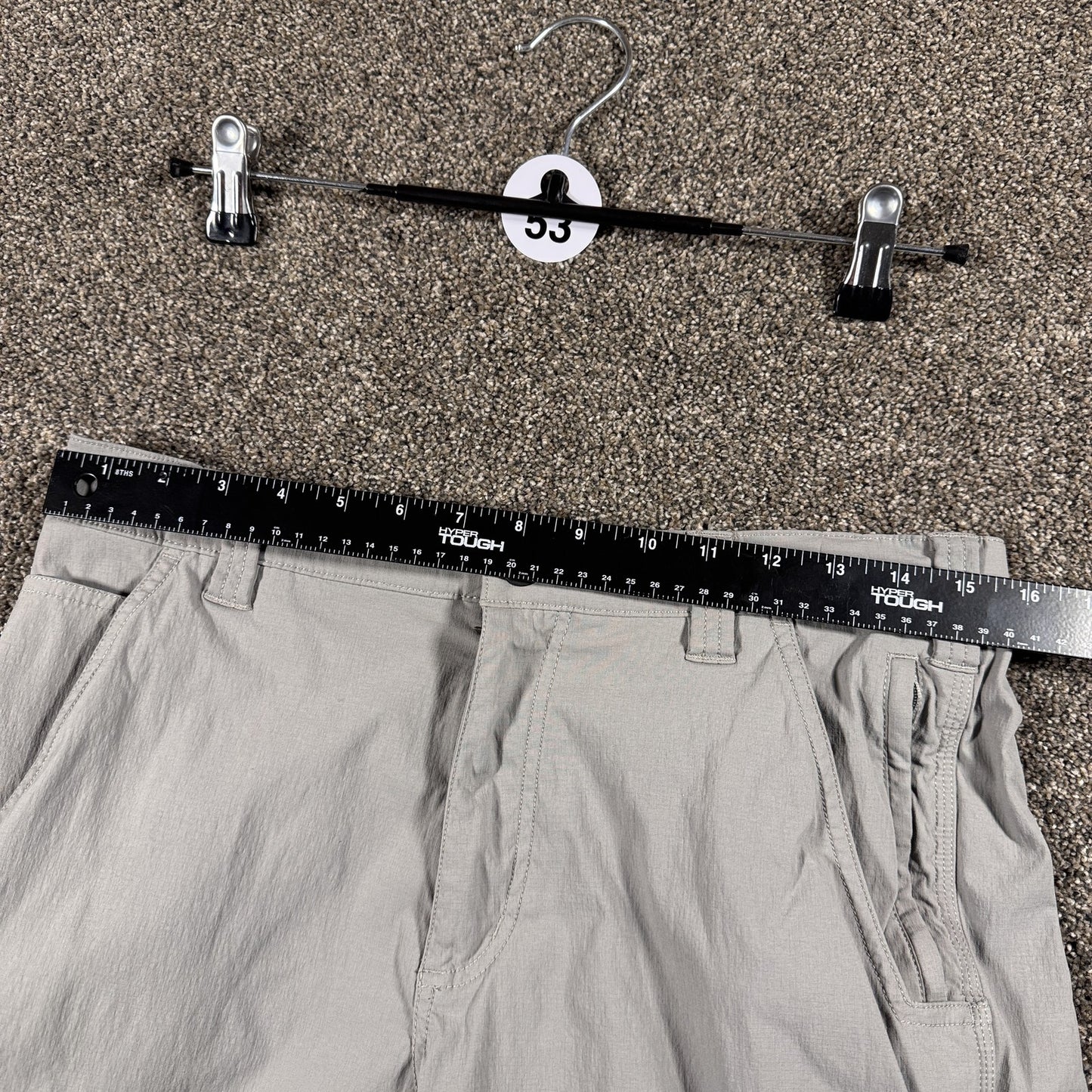 Carhartt Mens Cargo Shorts Size 32 Gray Relaxed Fit Work Outdoor Hiking Nylon