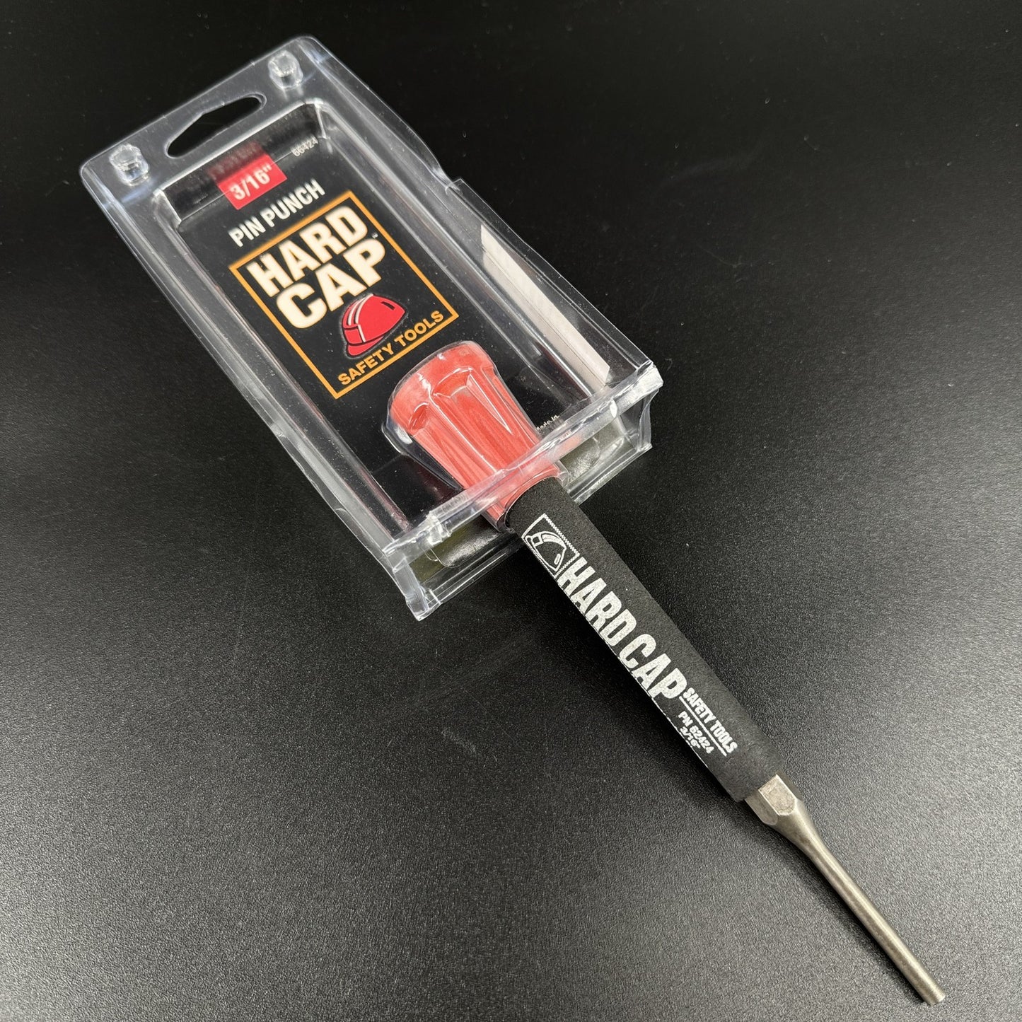 Hard Cap Safety Tools Pin Punch 66424 New 3/16 Inch Hand Struck Tool