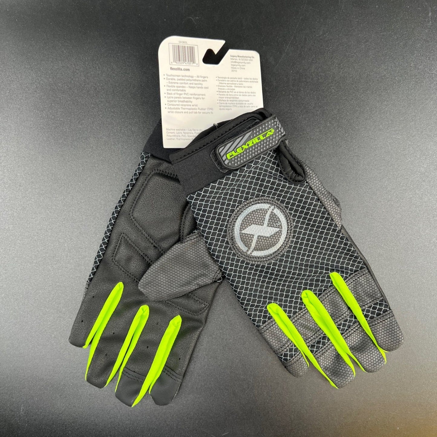Flexzilla L Flexfit Touchscreen Work Gloves Mechanic High Dexterity