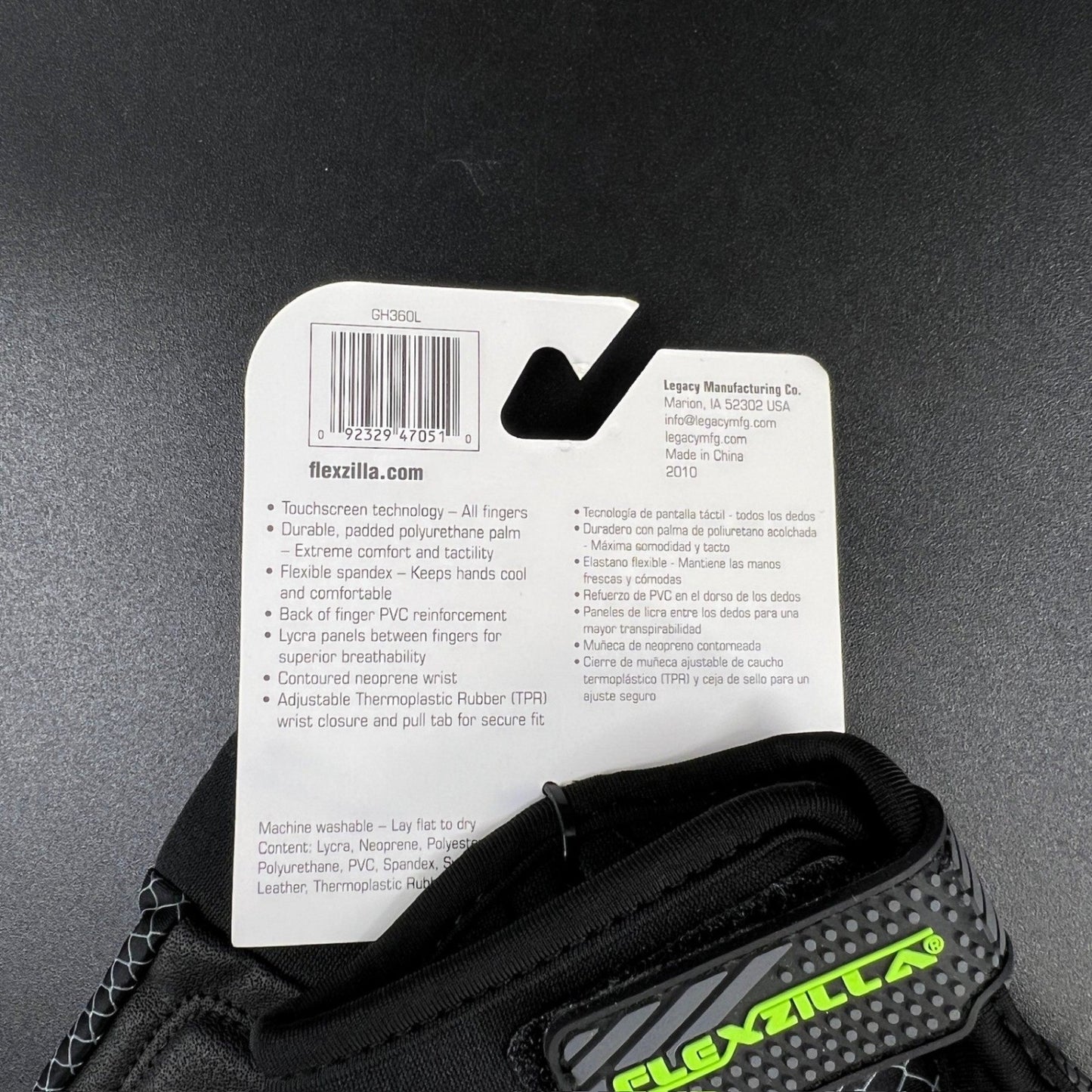 Flexzilla L Flexfit Touchscreen Work Gloves Mechanic High Dexterity