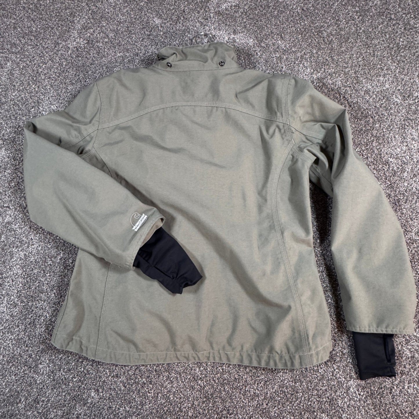 Carhartt Womens Waterproof Jacket XS Green Breathable Full Zip Hooded Coat