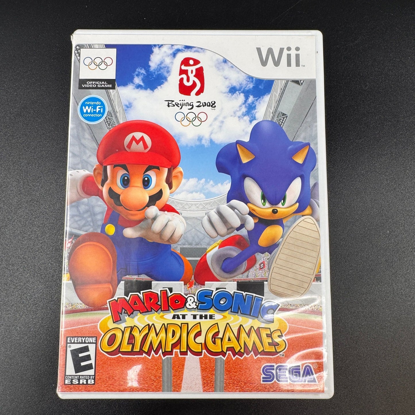 Nintendo Wii Mario Sonic Olympic Games Beijing 2008 Video Game CIB