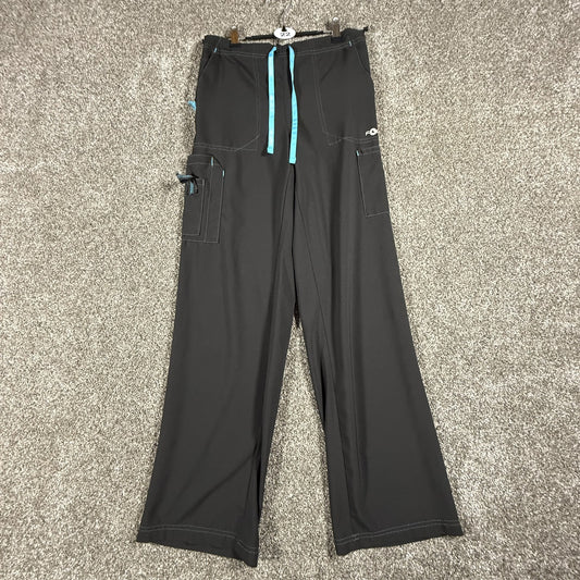 Carhartt Womens Scrub Pants Force S Regular Black Drawstring Cargo Pockets