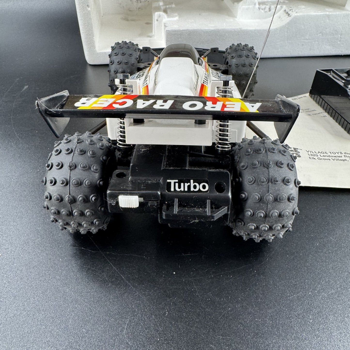 Aero Racer 1/16 Vintage RC Car Off Road Buggy Radio Control Turbo Village Toys