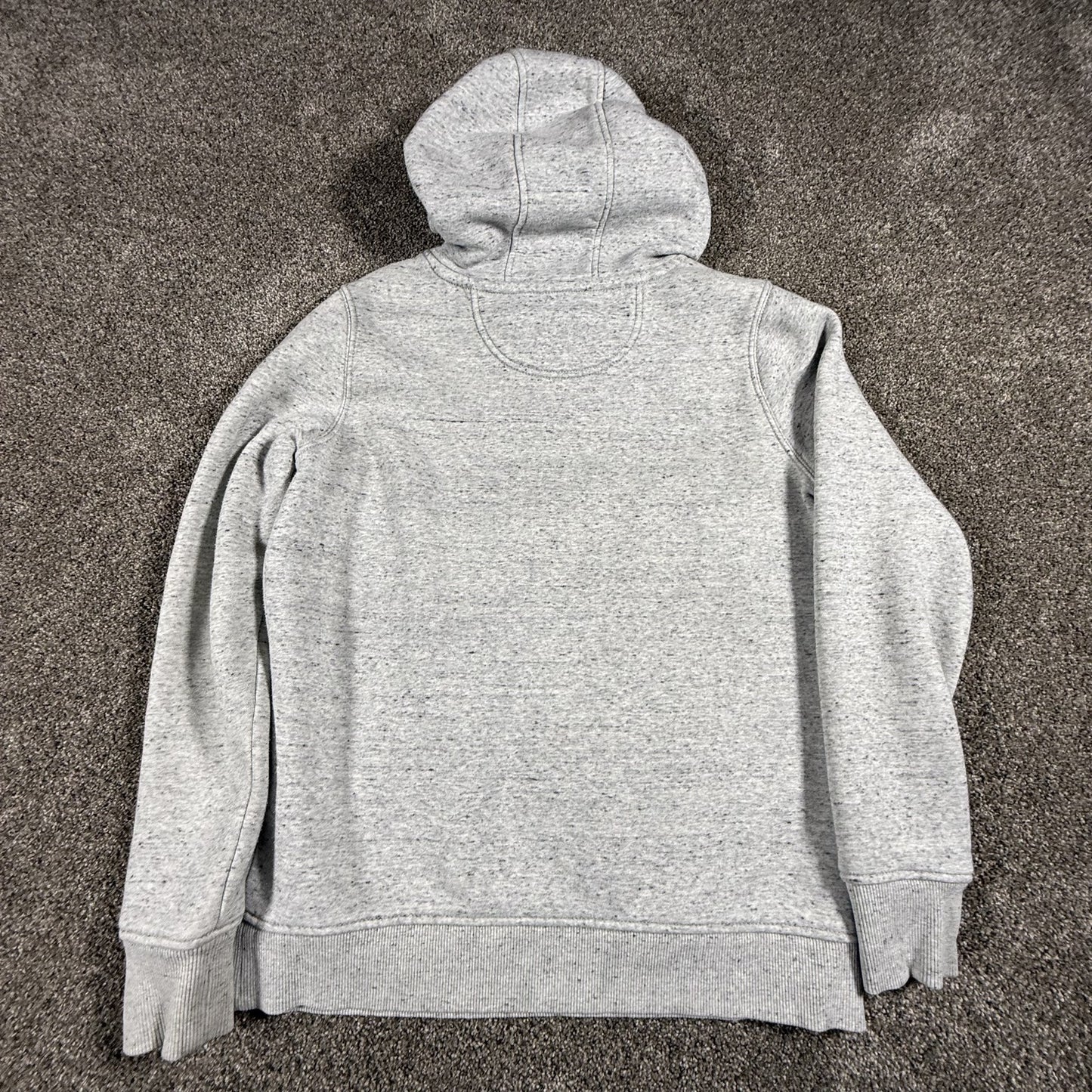 Carhartt Womens Hoodie Pullover M 8-10 Heather Gray Clarksburg Spellout