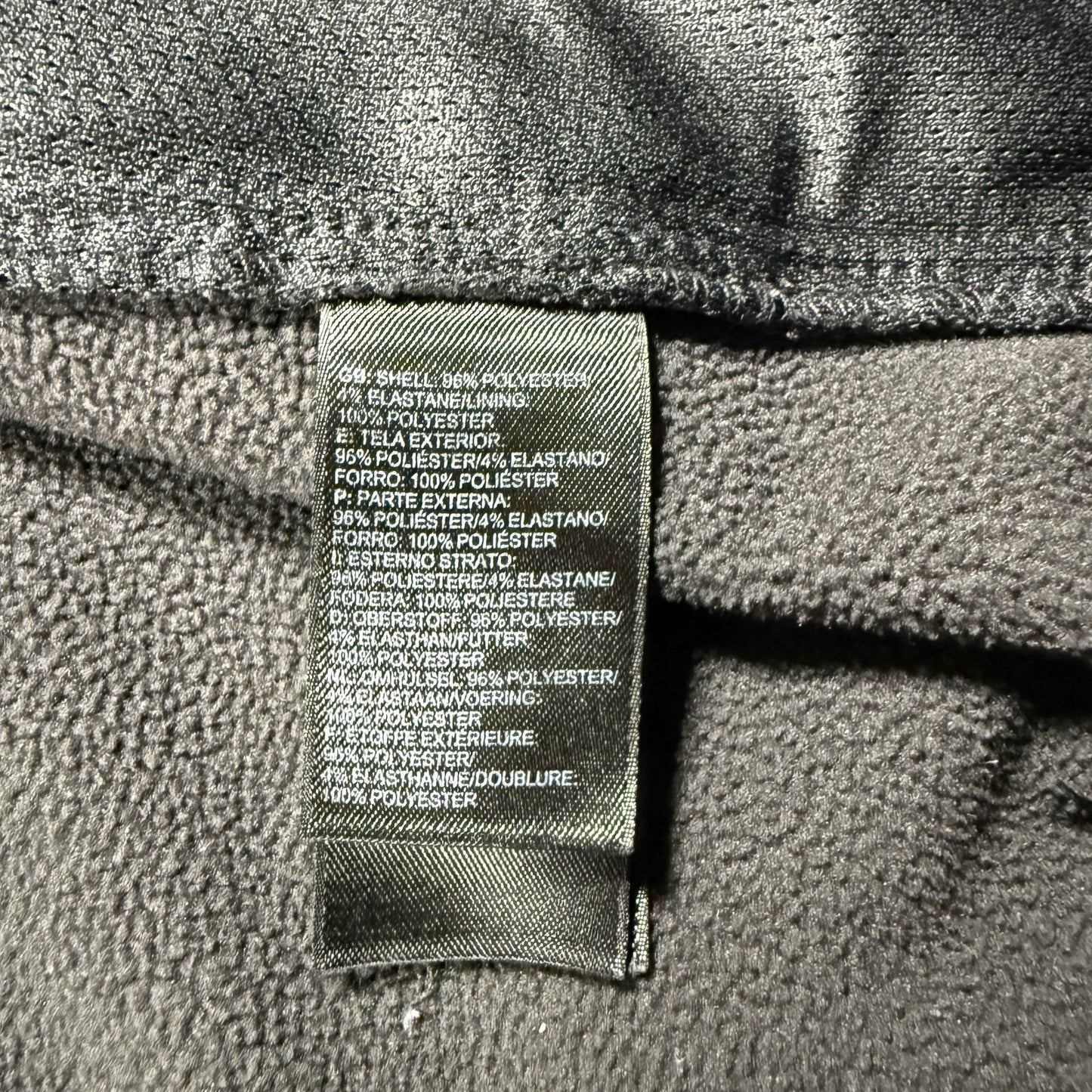 The North Face Mens Softshell Jacket XL Gray Fleece Lined Full Zip Outdoor
