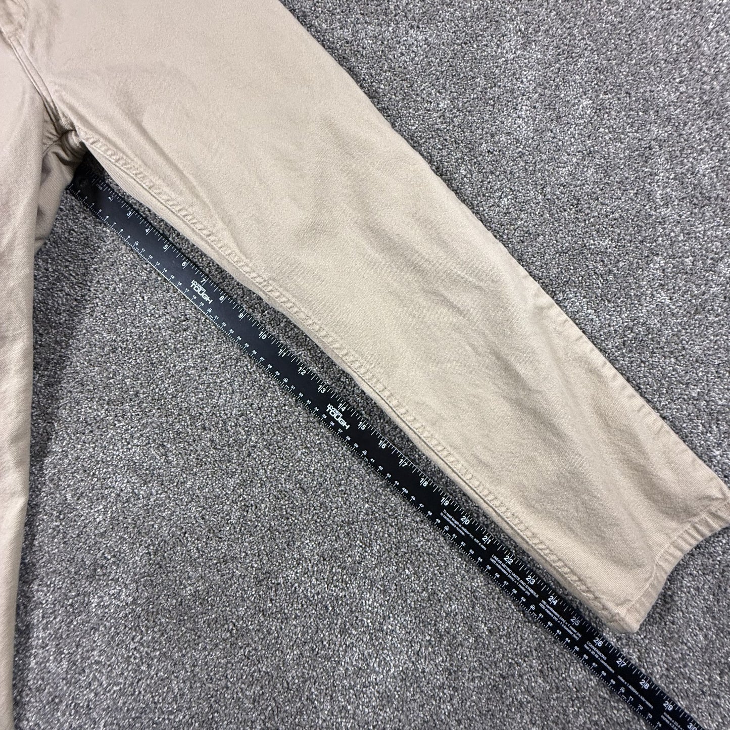 Carhartt WIP Women's Pierce Carpenter Pants Size 28 Tan Canvas RW/Boyfriend
