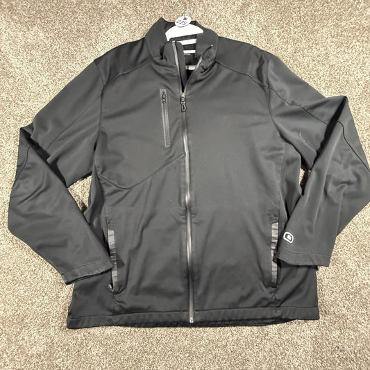 OGIO Endurance Crux Mens XL Black Full Zip Soft Shell Jacket