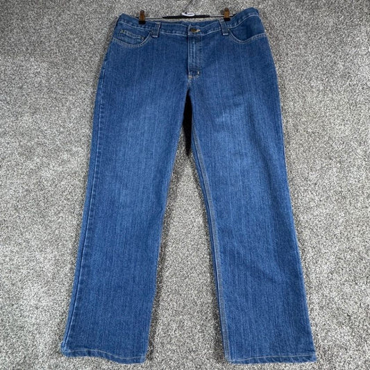 Carhartt Mens Jeans Size 40x30 Traditional Fit Blue Denim Work Pants