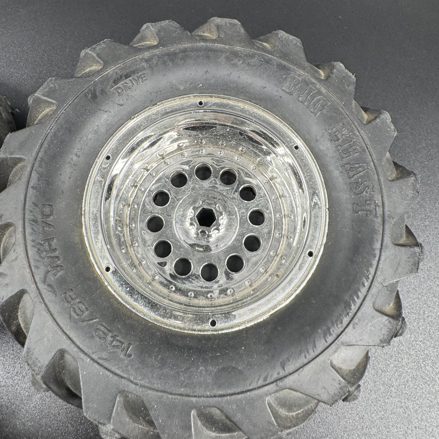 Nikko Radio Shack Rock Runner Thor Scorpion 1/10 Scale Wheels And Tire FOR PARTS